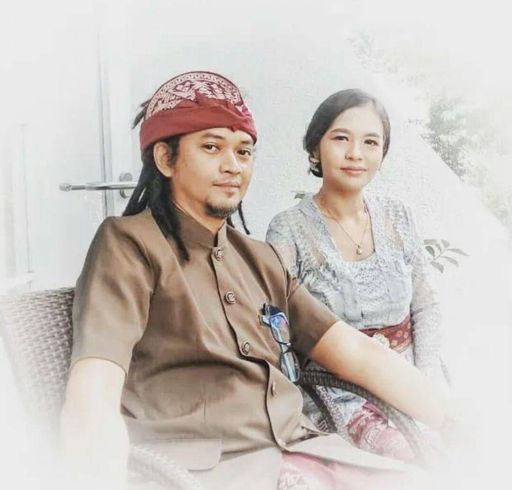 Agung Gimbal dengan anak dan istri (instagram.com/dummergimbal)