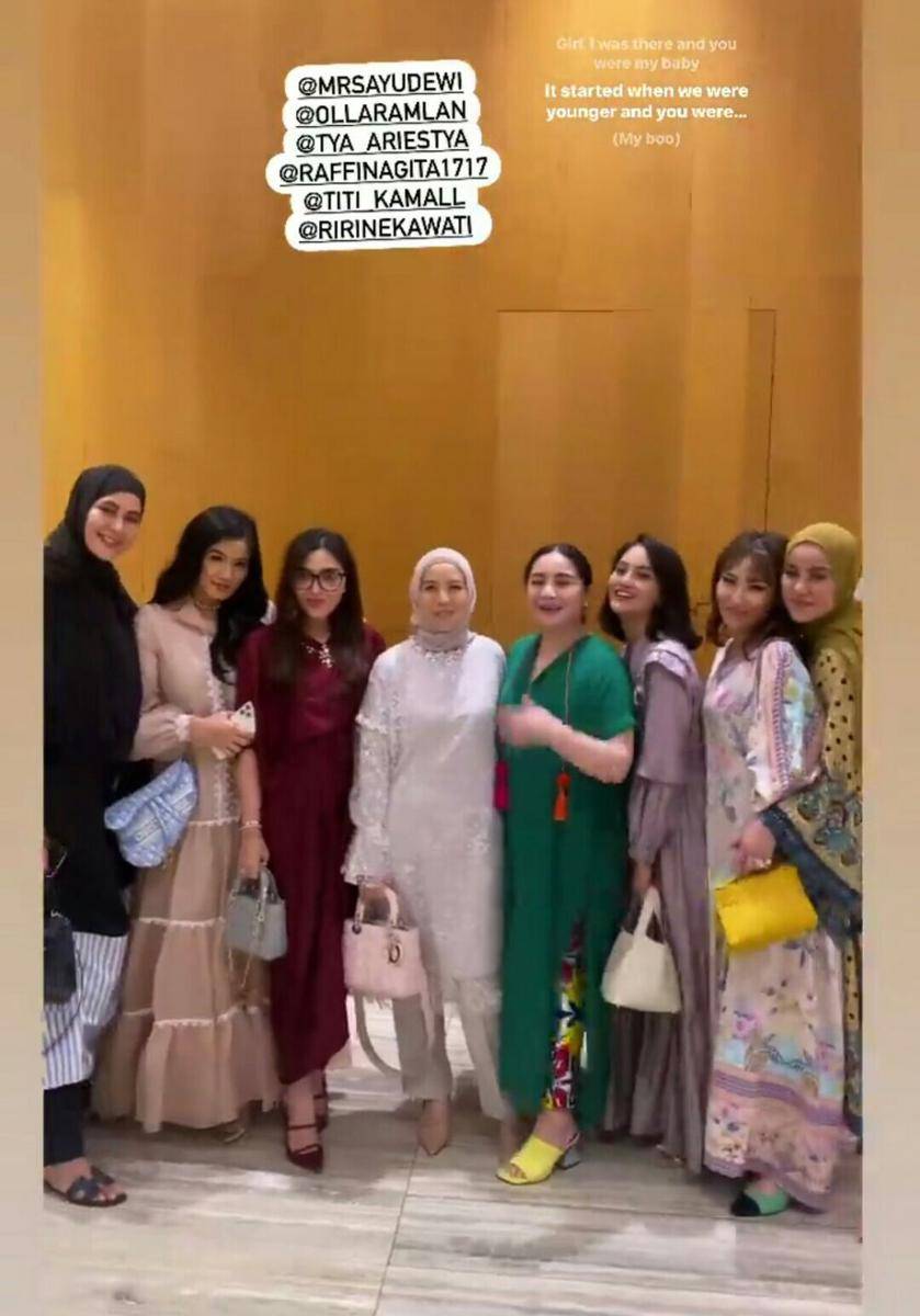 potret buka puasa bersama geng Cendol (instagram.com/ashanty_ash)