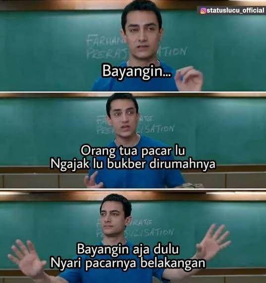 Imajinasikan dulu bukber bersama camer (Dok. facebook.com/Dwi Wijaya)