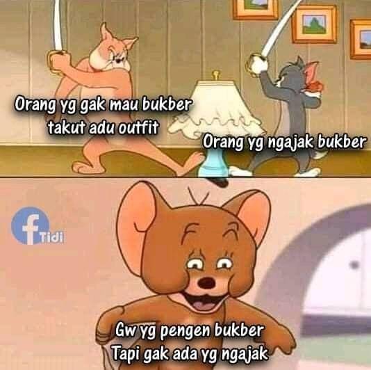 Nelangsanya orang yang tak punya geng circle ( Dok. facebook.com/Majelis Humor Indonesia)