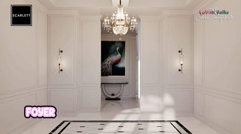 desain rumah Celine (YouTube.com/Celine Evangelista)