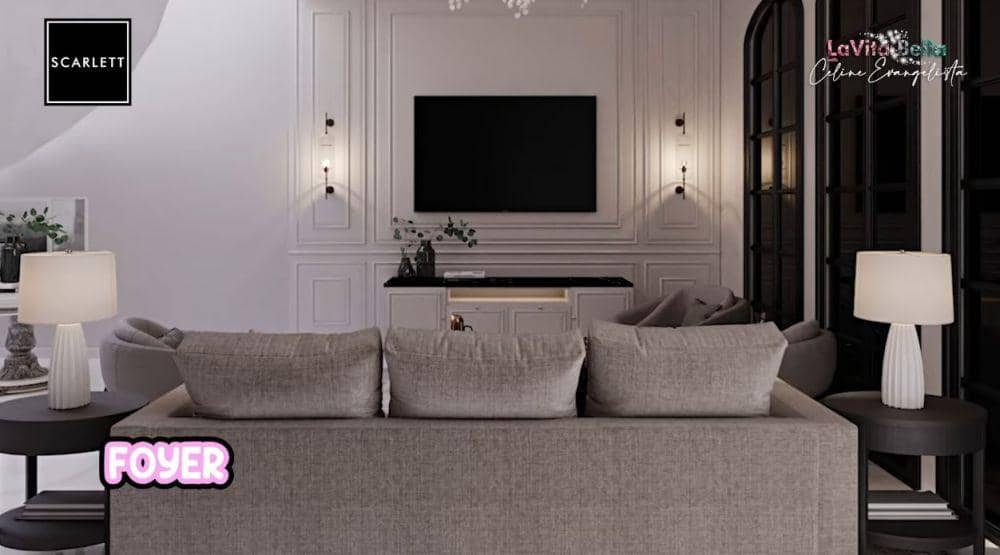 desain rumah Celine (YouTube.com/Celine Evangelista)