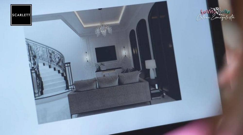 desain rumah Celine (YouTube.com/Celine Evangelista)