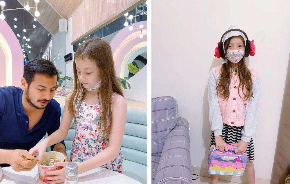 9 Potret Shofia Sarah, Anak Boy Hamzah yang Parasnya Bule Abis!