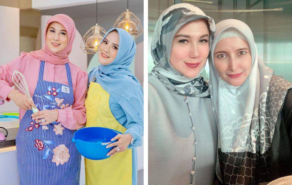 kolase potret Marini Zumarnis dan rekan artis (instagram.com/elmatheana | instagram.com/marinizumarnisreal)