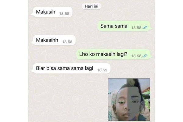 chat modus merayu (instagram.com/receh.id)