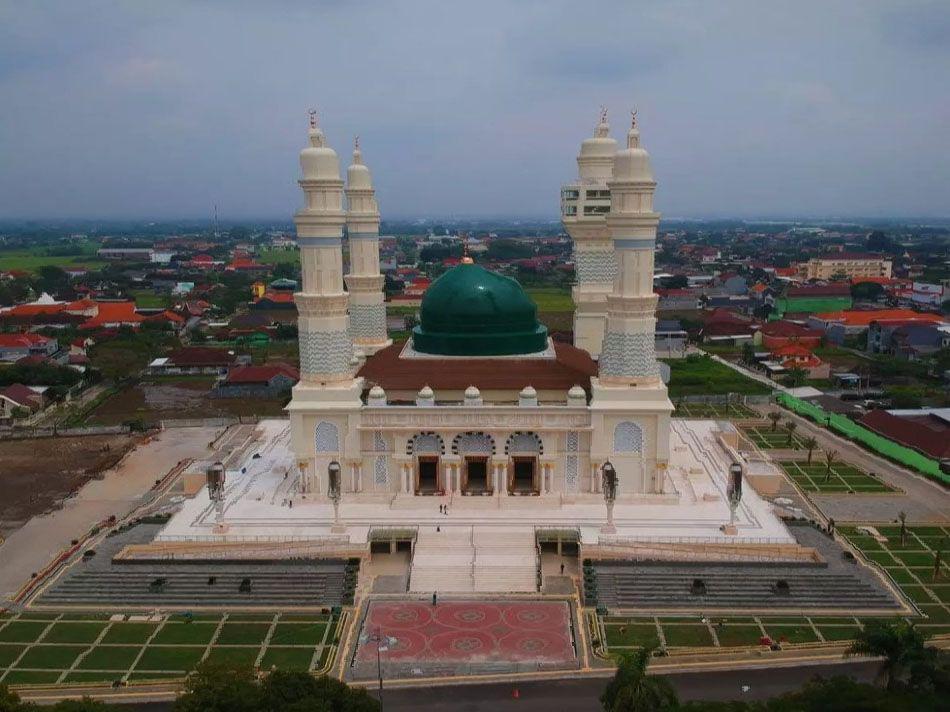 9 Potret Masjid Agung Madaniyah Karanganyar, Mirip Masjid Nabawi