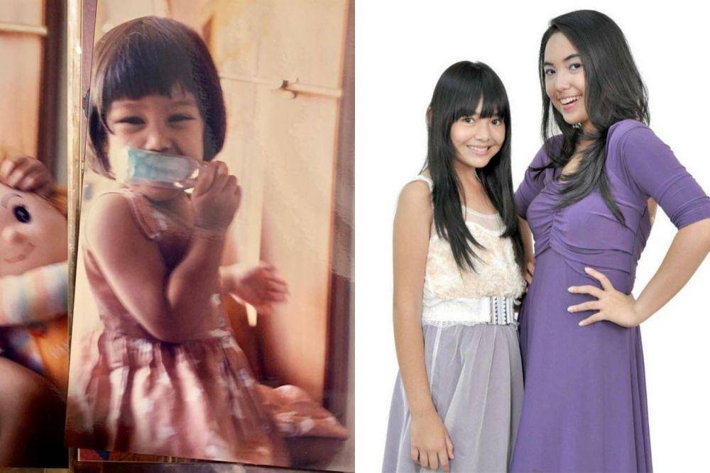 potret masa kecil Vanesha Prescilla dan Amanda Manopo (instagram.com/vaneshaas | instagram.com/hennymanopolugue)