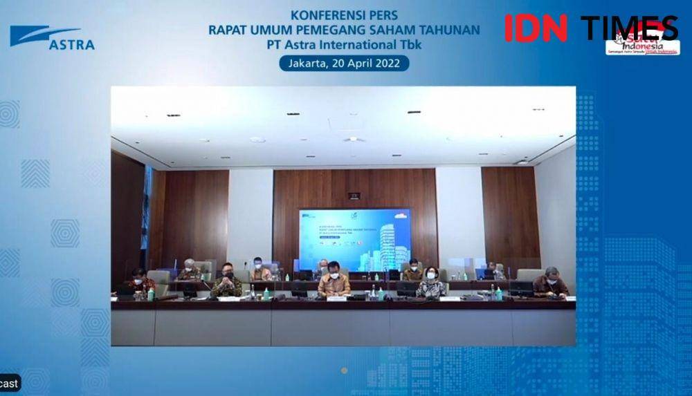 Rapat Umum Pemegang Saham Tahunan (RUPST) 2022 PT Astra International Tbk (ASII). (IDN Times/Vadhia Lidyana)