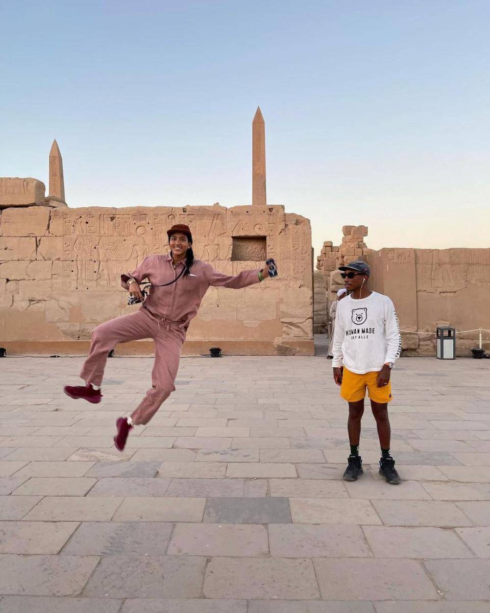 Helen Lasichanh, Pharrell Williams (instagram.com/lbuddy22)