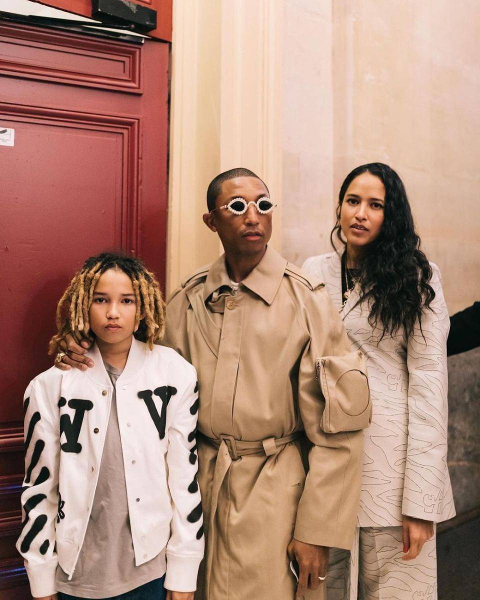 Rocket Ayer Williams, Pharrell Williams, Helen Lasichanh (instagram.com/pharrell)