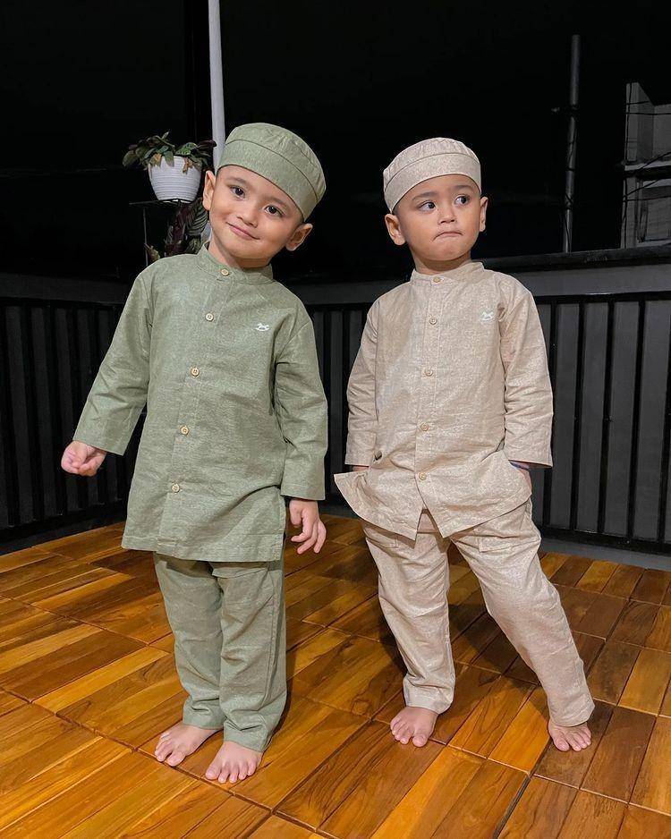 Ilustrasi baju lebaran anak (instagram.com/arka.arki