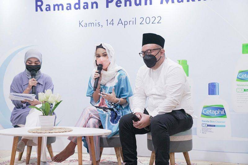 Cerita Andien dalam acara “Cetaphil Tanam Kebaikan Penuh Makna” (Dok. Cetaphil Indonesia)