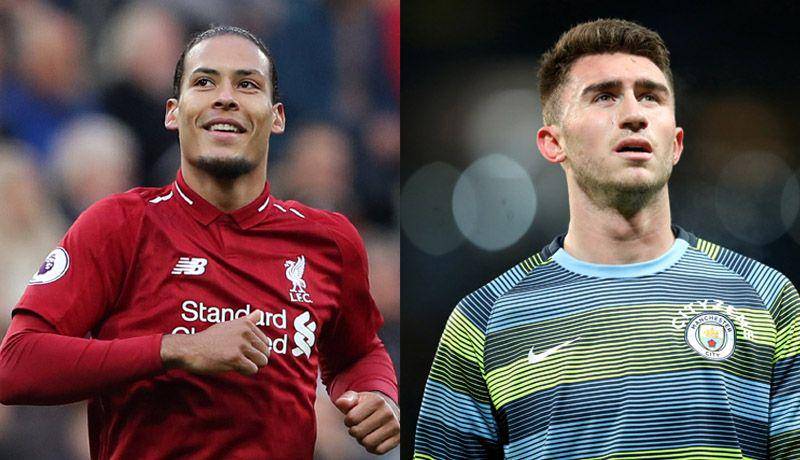 Virgil van Dijk dan Aymeric Laporte (shoot.co.uk)