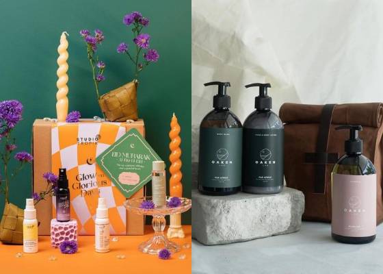 Rekomendasi hampers skincare dan produk grooming pria untuk hadiah Lebaran (Instagram.com/studiotropik | Instagram.com/oakenlab)