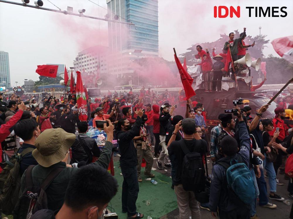 [BREAKING] Polda Metro: Unjuk Rasa Hari Ini Berjalan Damai