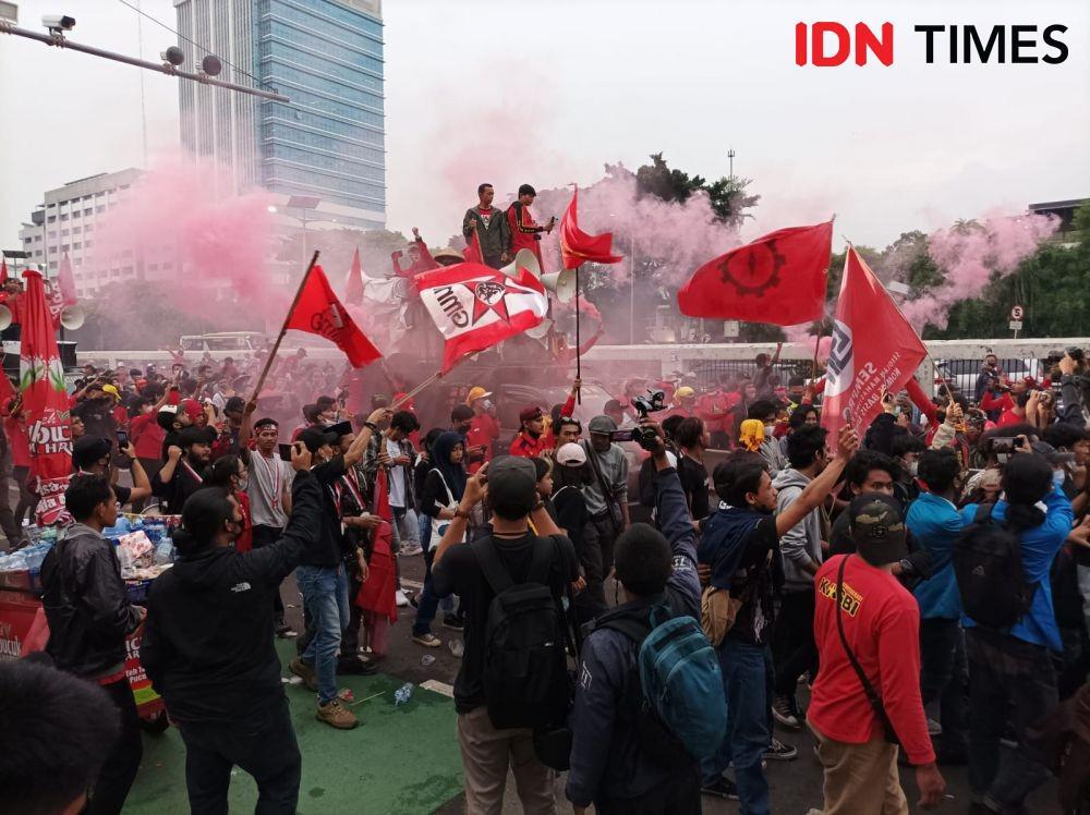 [BREAKING] Massa Demo 21 April Bubar, Berjanji Akan Gelar Aksi Besar Lagi 21 Mei