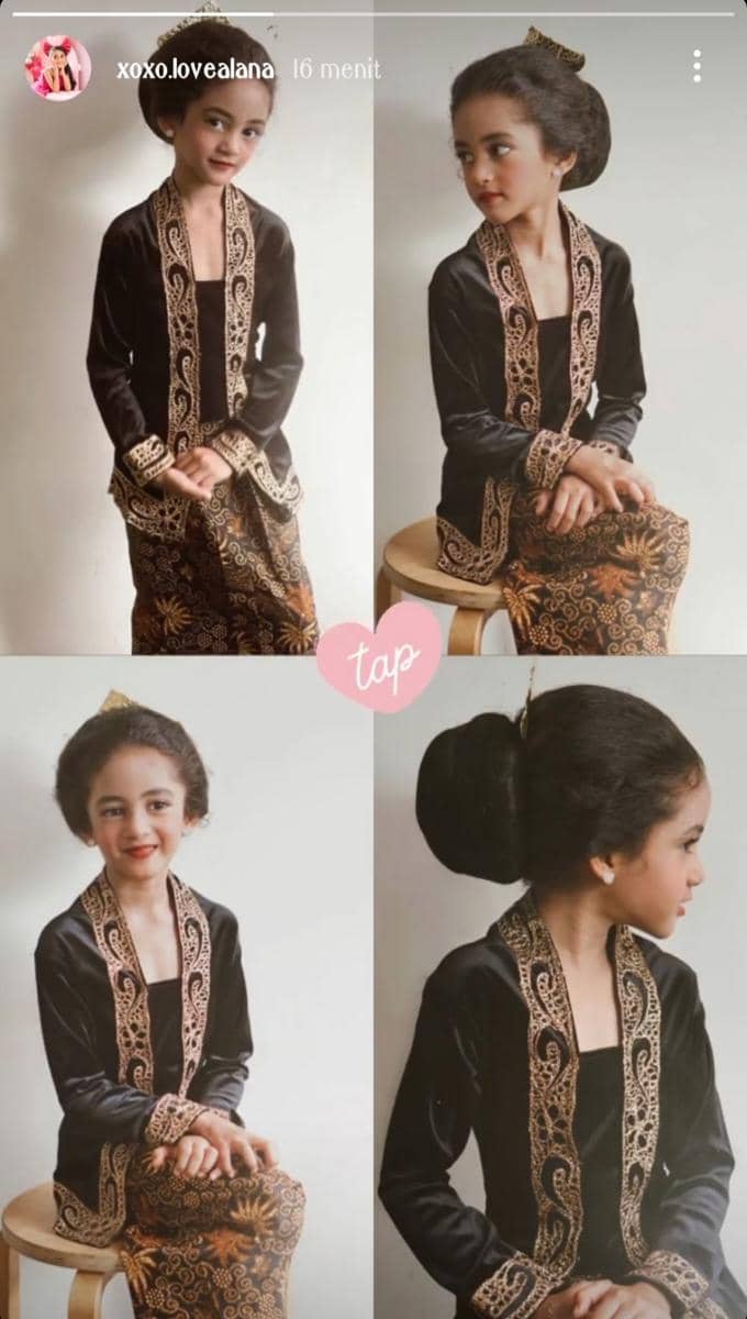 Potret Alana anak Munira Agile saat kartinian (Instagram.com/xoxo.lovealana)