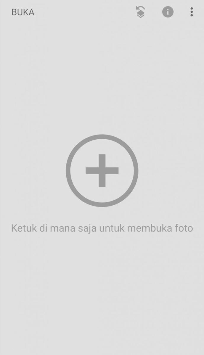 Langkah pertama edit foto di Snapseed. (IDN Times/Nena Zakiah)