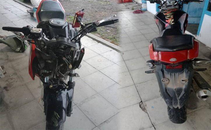 Kecelakaan lalu lintas ini terjadi di Jalan Lintas Timur (Jalintim) Km 140, Kampung Banjar Dewa, Kecamatan Banjar Agung, Kamis (21/4/2022) pukul 01.00 WIB. (Dok. Polres Tulang Bawang).