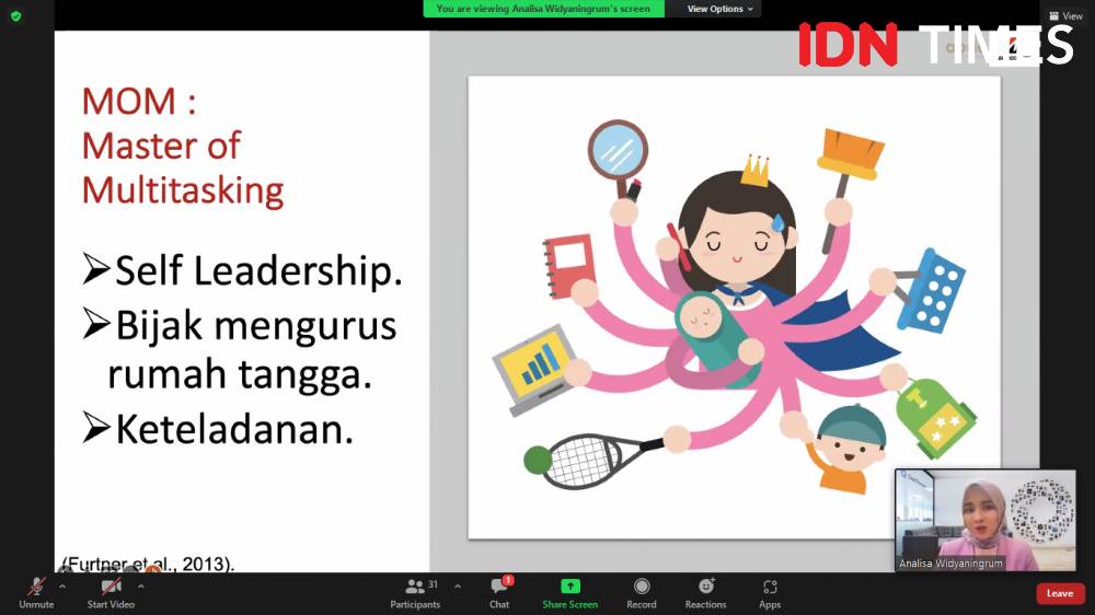 Peringatan Hari Kartini oleh Grant Thornton: Pentingnya Pengembangan Mental untuk Mendukung Keseimbangan Peran Perempuan dalam Karier dan Keluarga. Rabu (21/4/2022) IDN Times/Dela Anggraini