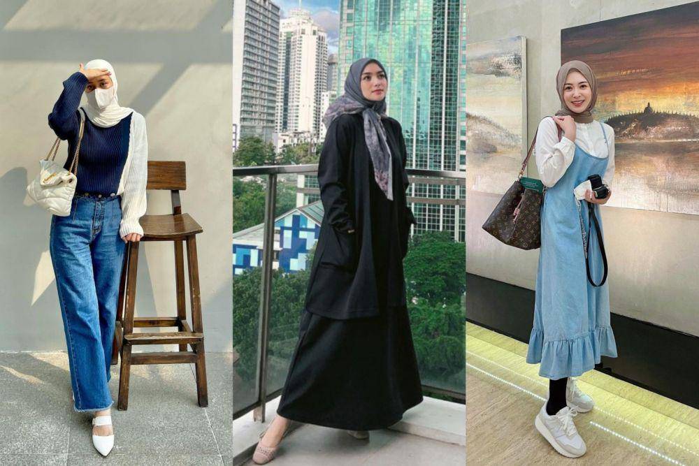 kolase ide busana artis berhijab (instagram.com/dindahw | instagram.com/citraciki | instagram.com/xolovelyayana )