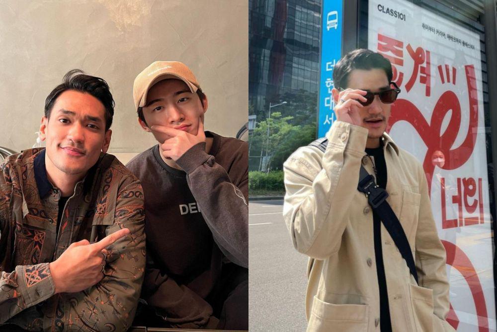 10 Potret Liburan Afgan di Korea Selatan, Bertemu B.I eks iKON!