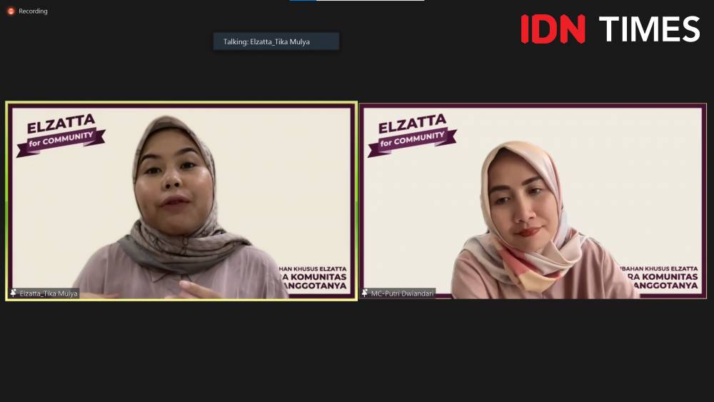 Media Gathering Elzatta for Community. Rabu (20/4/2022). IDN Times/Adyaning Raras