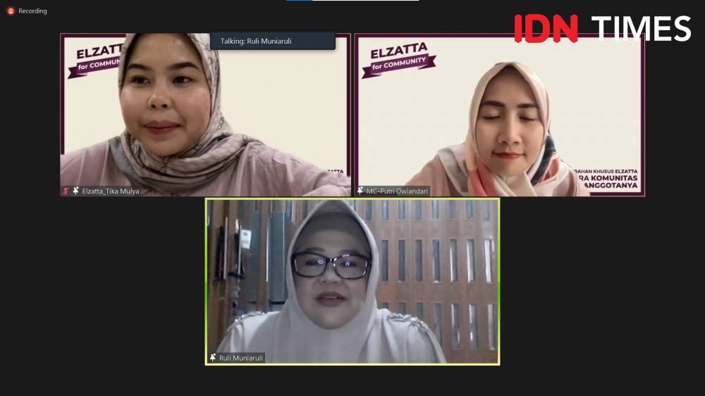 Media Gathering Elzatta for Community. Rabu (20/4/2022). IDN Times/Adyaning Raras