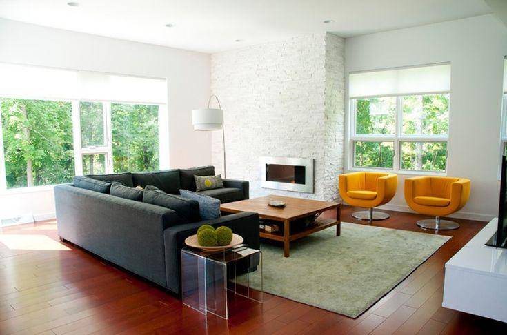 ilustrasi ruang tamu bertemakan farmhouse (pinterest.com/Home Design Lover)