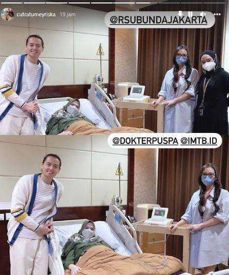 Cut Meyriska melahirkan anak kedua (Instagram.com/cutratumeyriska)