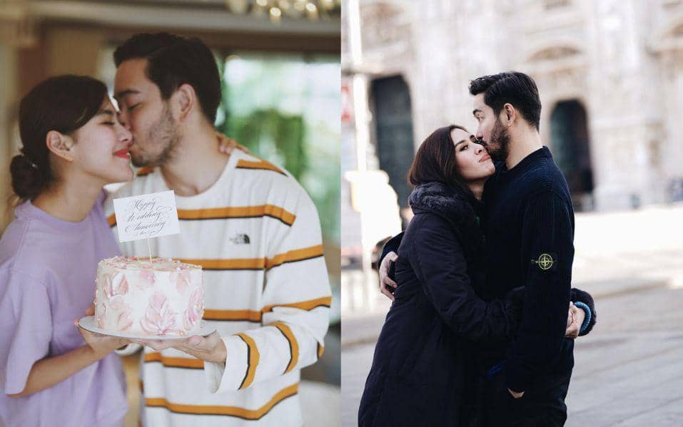 10 Potret Awet Mesra Syahnaz Sadiqah dan Jeje, Ultah Ke-4 Pernikahan