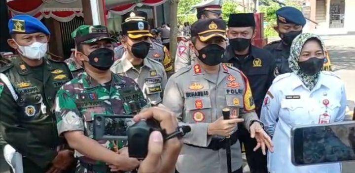 Kapolres Bojonegoro AKBP Muhammad saat memberikan keterangan kepada wartawan. Dok Istimewa