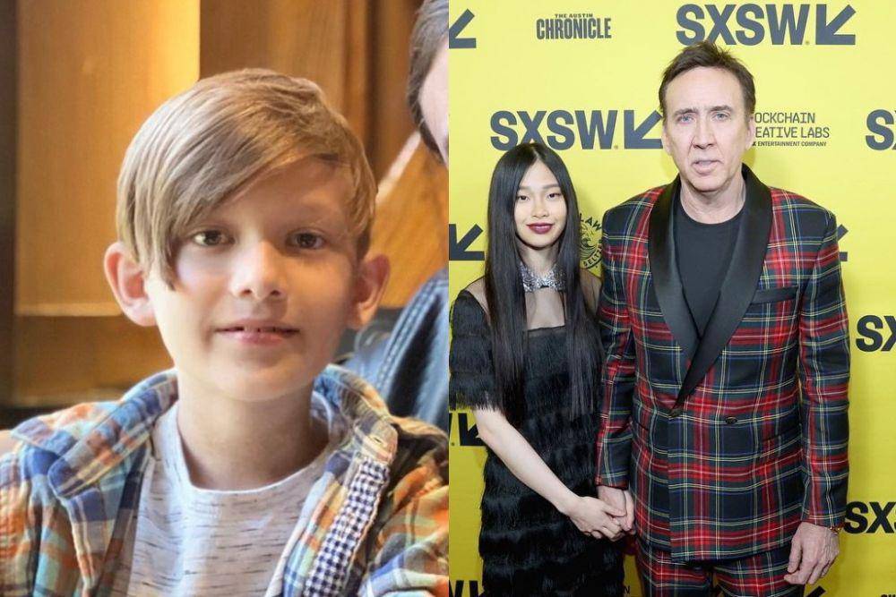 kolase: Lucian Augustus Coppola Cage (instagram.com/westoncagecoppola) | Riko Shibata, Nicolas Cage (instagram.com/nickcagemovie)
