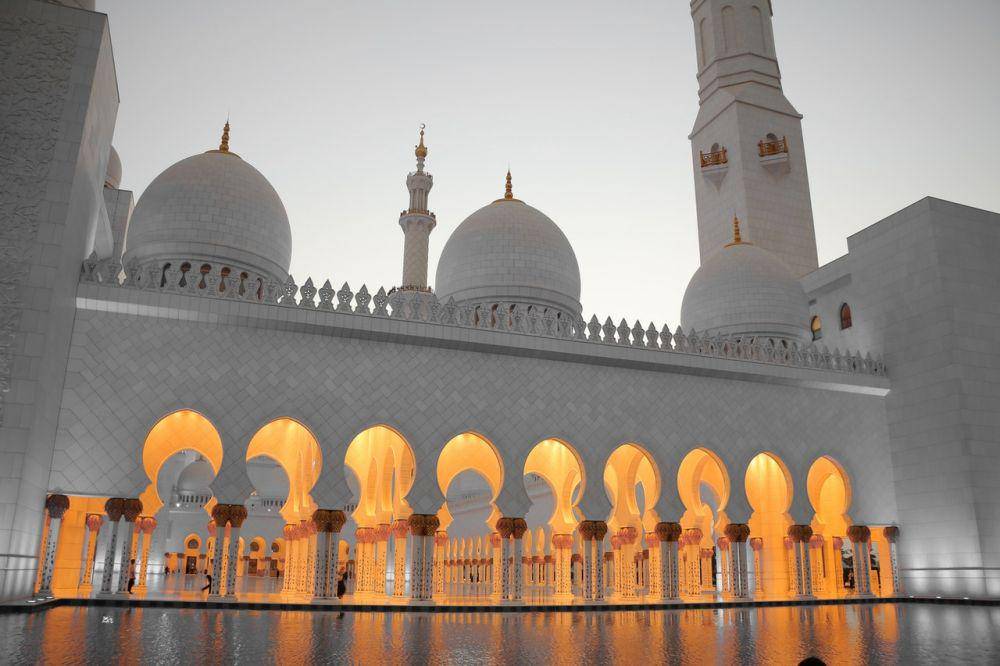 ilustrasi Masjid Agung Sheikh Zayed (pexels.com/Pixabay )