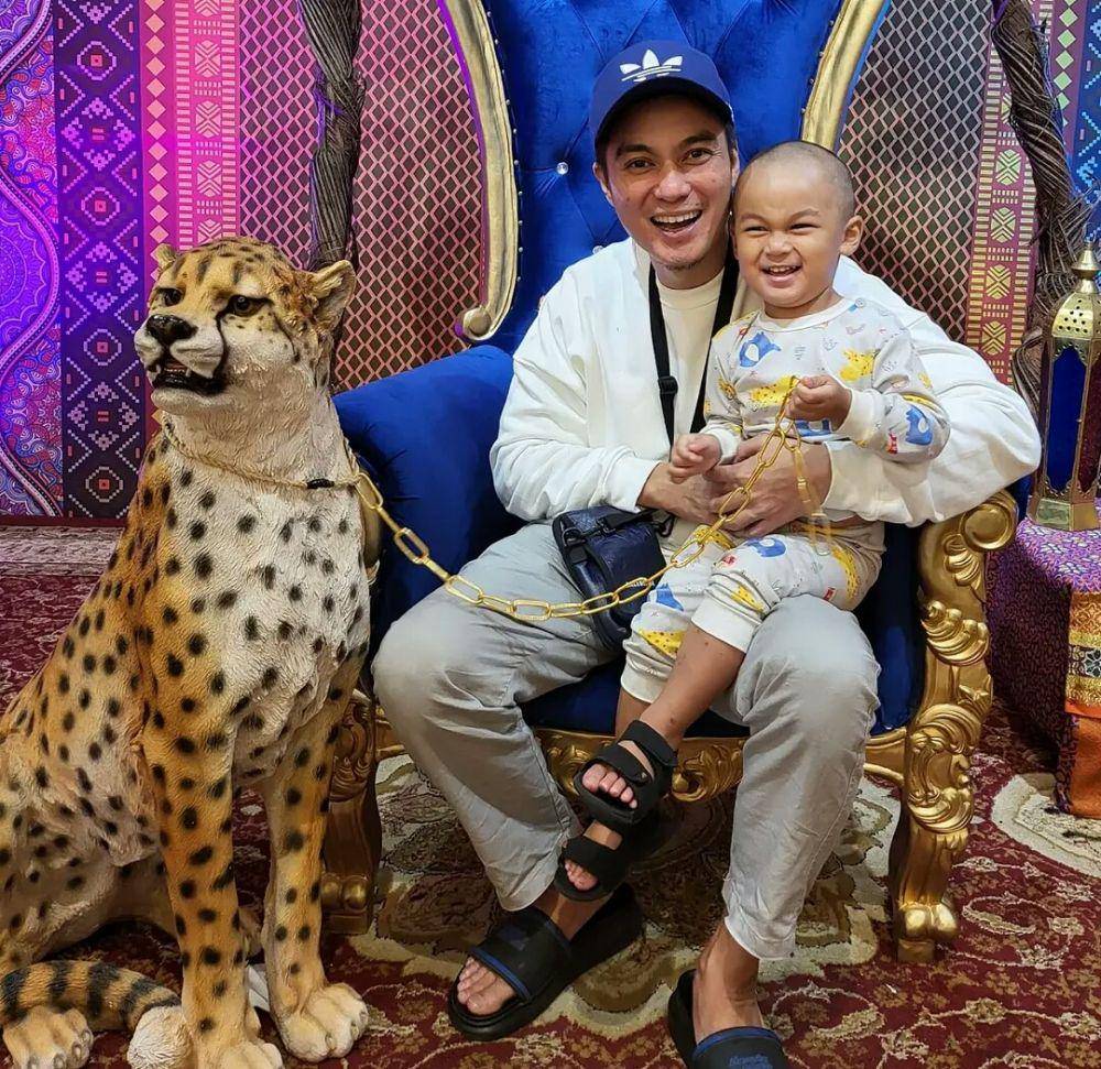 potret Kiano berambut botak (instagram.com/baimwong)