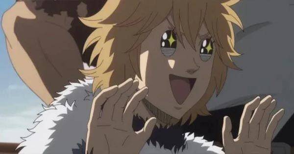 Ekspresi Julius ketika melihar sihir tipe baru ( Dok. Pierrot / Black Clover )