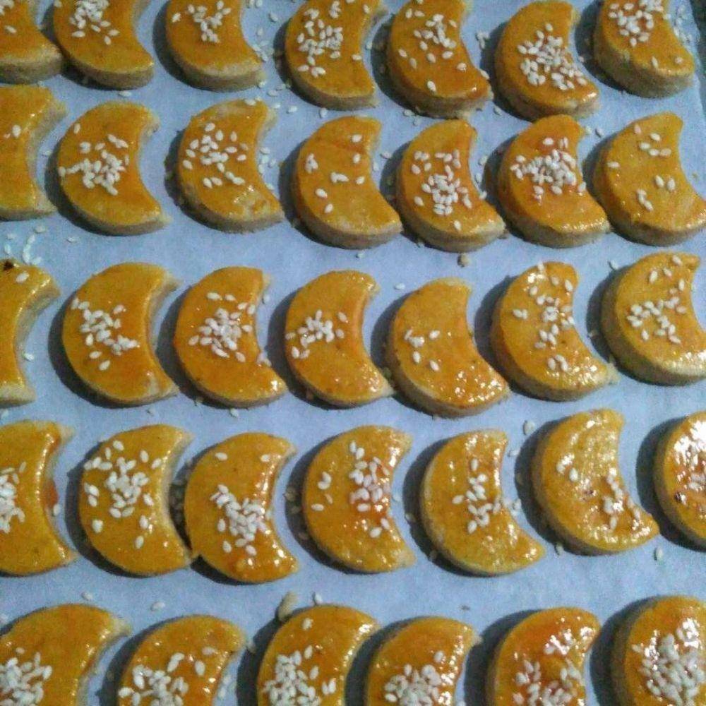 Ilustrasi kue kacang (instagram.com/syakira_aish)