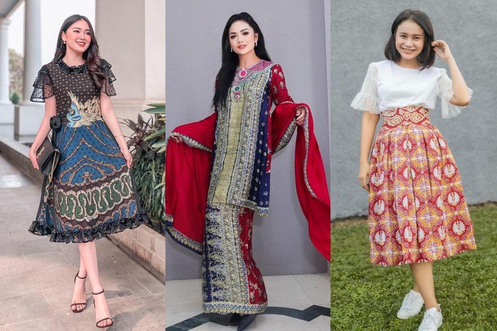 12 Referensi Baju Batik Modis untuk Lebaran Hari Kedua, Ciamik