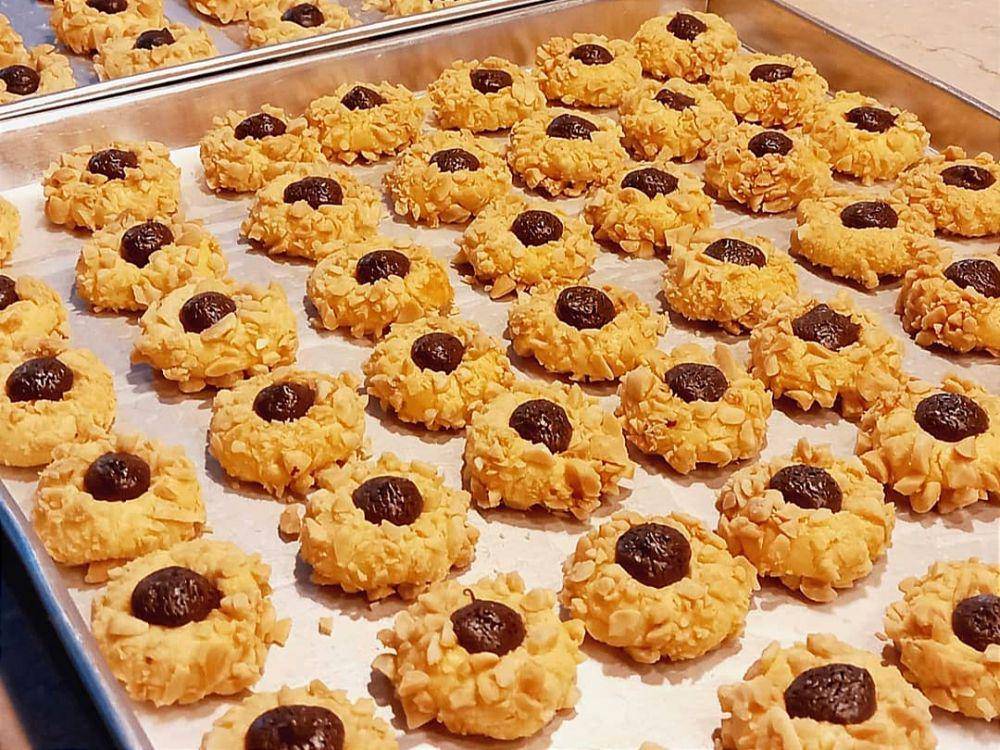 ilustrasi peanut thumbprint cookies (instagram.com/dapur.uut)