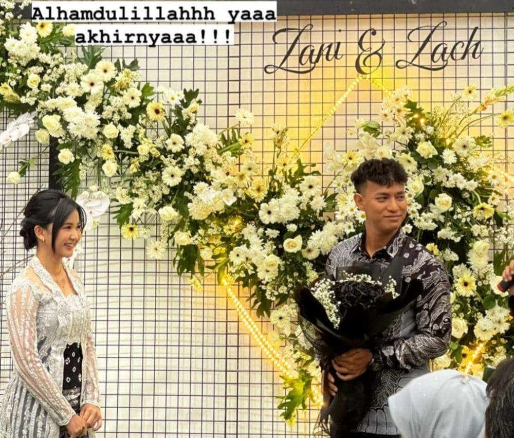 potret lamaran Dinda Azani (instagram.com/dindazani)