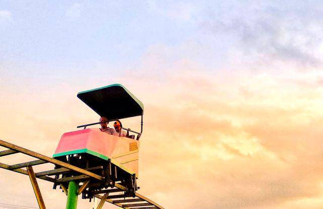 gambar wahana permainan di Taman Singha Merjosari (instagram.com/vaanben_)