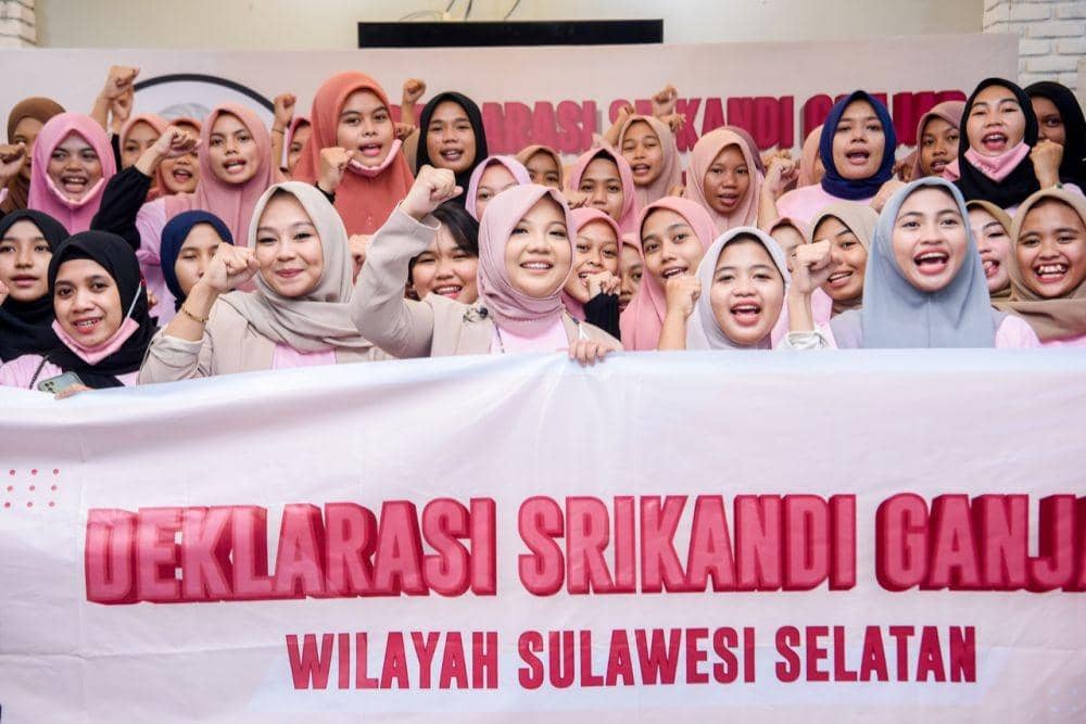 Deklarasi Srikandi Ganjar Wilayah Sulawesi Selatan. (Dok. Istimewa)
