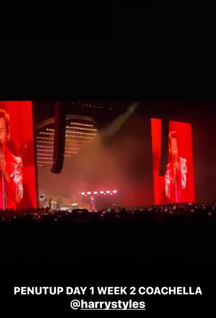 momen Vidi Aldiano nonton Coachella (instagram.com/vidialdiano)