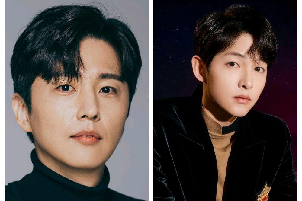 10 Potret Kemiripan Song Joong Ki dan Shin Dong Wook, Saudara Kembar?
