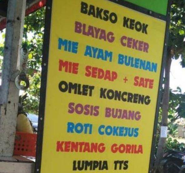 nama makanan gak biasa (instagram.com/sukijan)