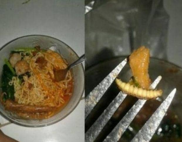 momen gak terduga saat makan bakso (instagram.com/humorsantuy)