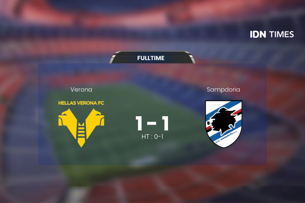 Duel Verona Vs Sampdoria Berakhir Antiklimaks
