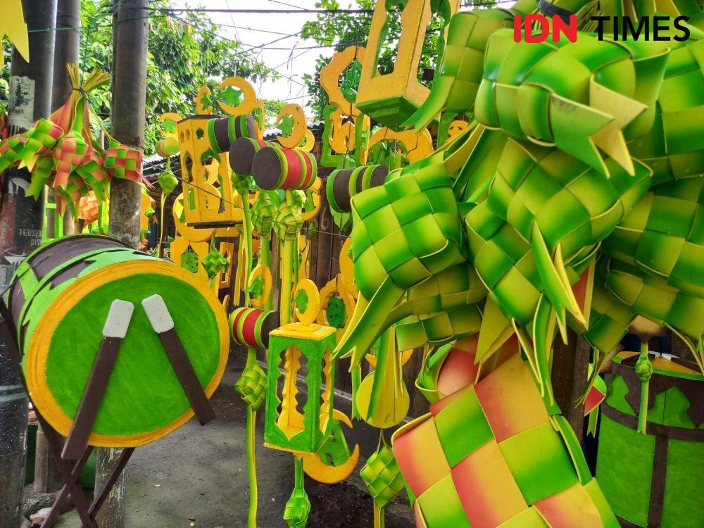 Usaha Pernak-pernik Idul Fitri di Medan Mulai Bangkit