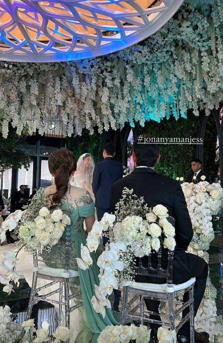Pernikahan Jessica Tanoesoedibjo. (Instagram.com/rachelsariaa)